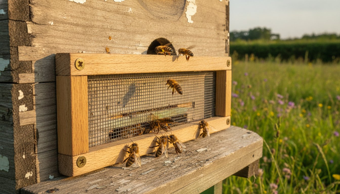 Beehive Robbing Screen Plans: Protecting Your British National Hive