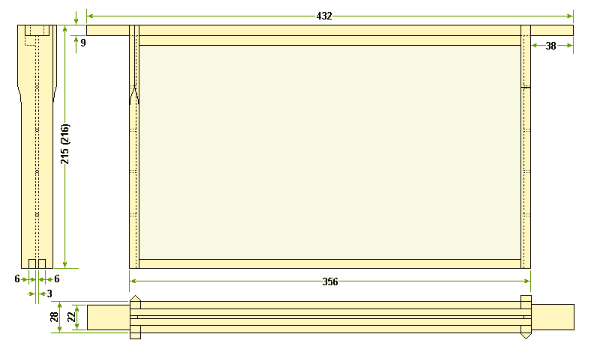 British National Hive Pine Starter Kit