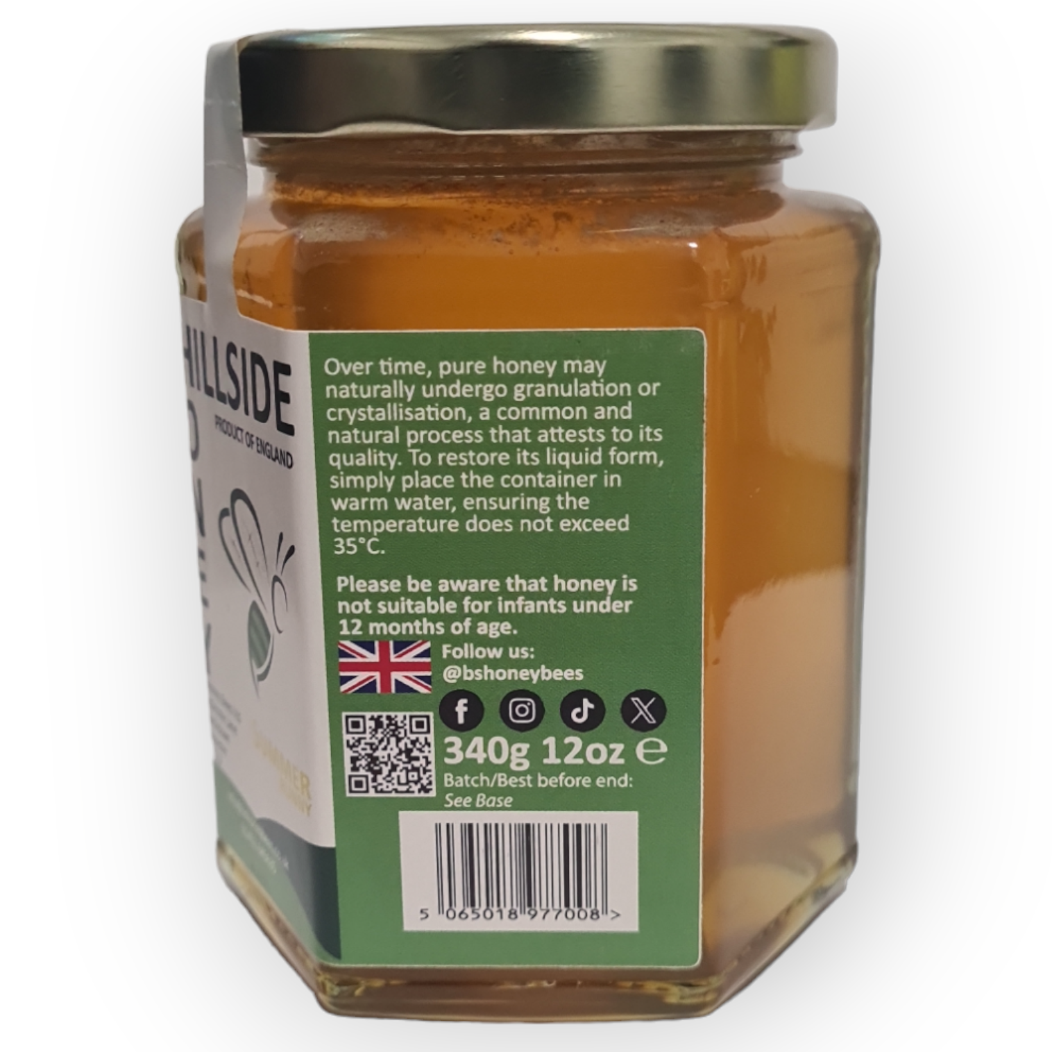 Hillside Honey 12oz (340g)